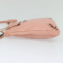 BALENCIAGA Shoulder Bag Leather Pink 310250 Auth hk2257V-3