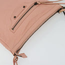 BALENCIAGA Shoulder Bag Leather Pink 310250 Auth hk2257V-6