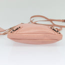 BALENCIAGA Shoulder Bag Leather Pink 310250 Auth hk2257V-5