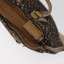 PRADA Hand Bag Wool Brown Auth hk2259-15