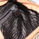 PRADA Hand Bag Wool Brown Auth hk2259-20