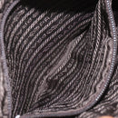 PRADA Hand Bag Wool Brown Auth hk2259-20