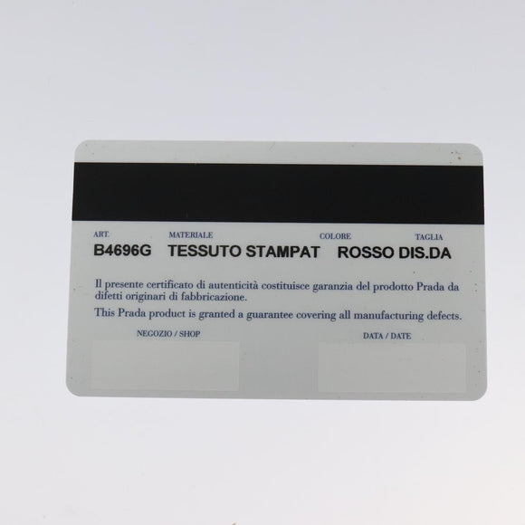 PRADA Hand Bag Wool Brown Auth hk2259