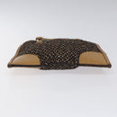 PRADA Hand Bag Wool Brown Auth hk2259-9