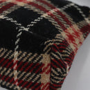 BURBERRY Nova Check Hand Bag Wool Red Black Auth hk2273-14