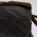 LOUIS VUITTON Monogram Saumur 35 Shoulder Bag M42254 LV Auth hk2284-14