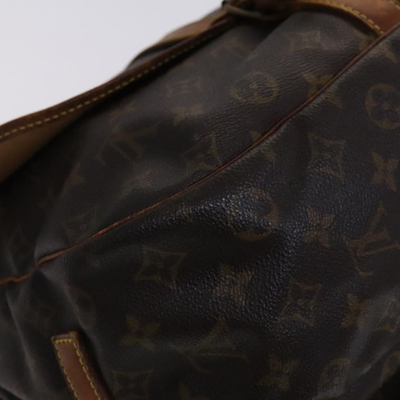 LOUIS VUITTON Monogram Saumur 35 Shoulder Bag M42254 LV Auth hk2284