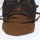 LOUIS VUITTON Monogram Saumur 35 Shoulder Bag M42254 LV Auth hk2284-22