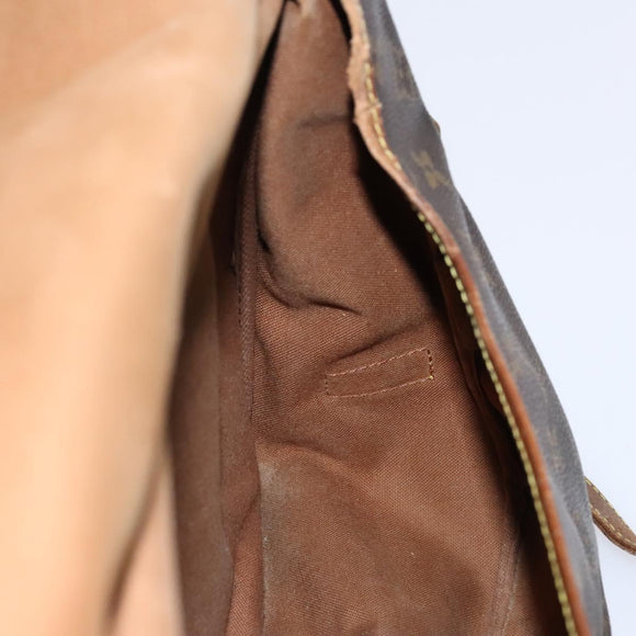 LOUIS VUITTON Monogram Saumur 35 Shoulder Bag M42254 LV Auth hk2284