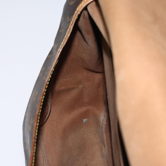 LOUIS VUITTON Monogram Saumur 35 Shoulder Bag M42254 LV Auth hk2284