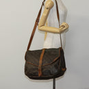 LOUIS VUITTON Monogram Saumur 35 Shoulder Bag M42254 LV Auth hk2284-28