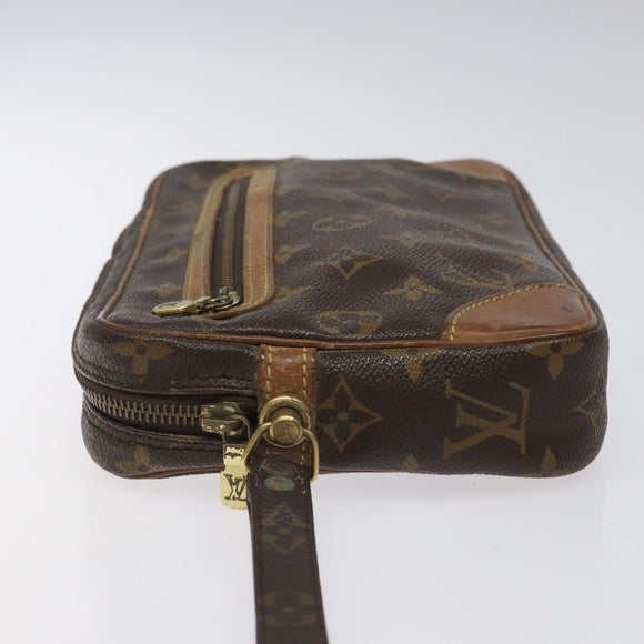 LOUIS VUITTON Monogram Marly Dragonne GM Clutch Bag M51825 LV Auth hk2292