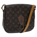 LOUIS VUITTON Monogram Saint Cloud GM Shoulder Bag M51242 LV Auth hk2296-1