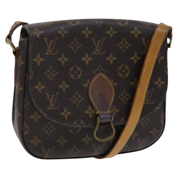 LOUIS VUITTON Monogram Saint Cloud GM Shoulder Bag M51242 LV Auth hk2296