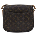 LOUIS VUITTON Monogram Saint Cloud GM Shoulder Bag M51242 LV Auth hk2296-2