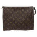 LOUIS VUITTON Monogram Poche Toilette 26 Pouch M47542 LV Auth hk2297-13