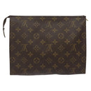LOUIS VUITTON Monogram Poche Toilette 26 Pouch M47542 LV Auth hk2297-2