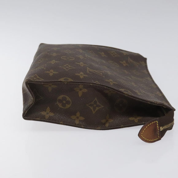 LOUIS VUITTON Monogram Poche Toilette 26 Pouch M47542 LV Auth hk2297