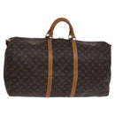 LOUIS VUITTON Monogram Keepall Bandouliere 60 Boston Bag M41412 LV Auth hk2300-1