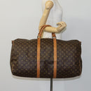 LOUIS VUITTON Monogram Keepall Bandouliere 60 Boston Bag M41412 LV Auth hk2300-21