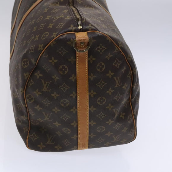 LOUIS VUITTON Monogram Keepall Bandouliere 60 Boston Bag M41412 LV Auth hk2300