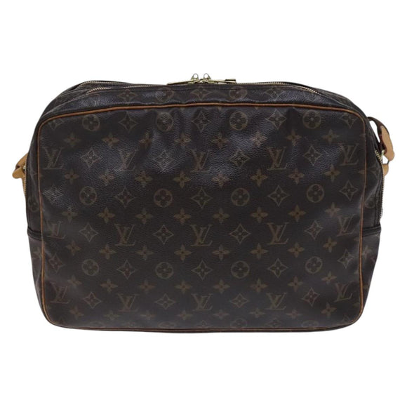 LOUIS VUITTON Monogram Reporter GM Shoulder Bag M45252 LV Auth hk2306
