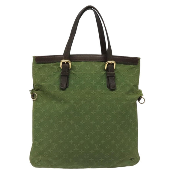 LOUIS VUITTON Monogram Mini Françoise 2-Wege-Tragetasche TST Khaki M92422 Auth hk2313