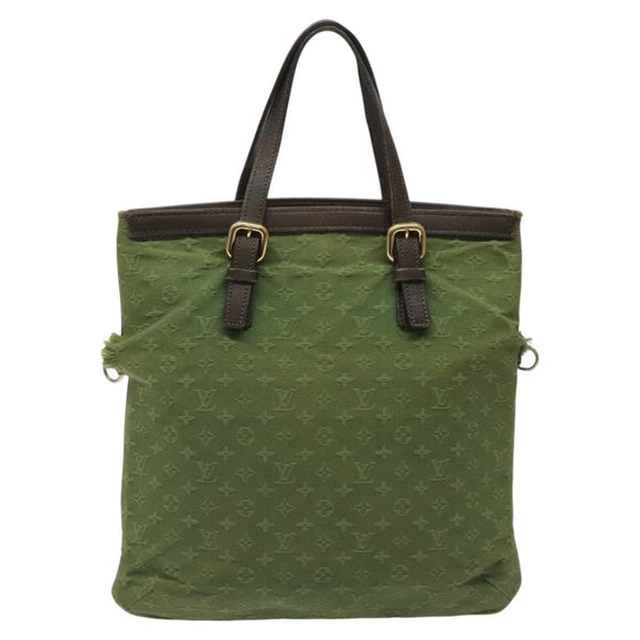 LOUIS VUITTON Monogram Mini Françoise 2-Wege-Tragetasche TST Khaki M92422 Auth hk2313