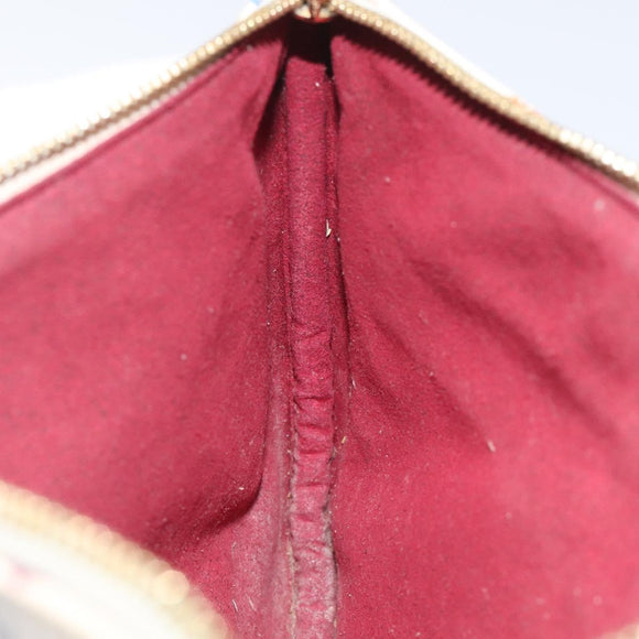 LOUIS VUITTON Monogram Multicolor Pochette GM Pouch White M60027 LV Auth hk2317