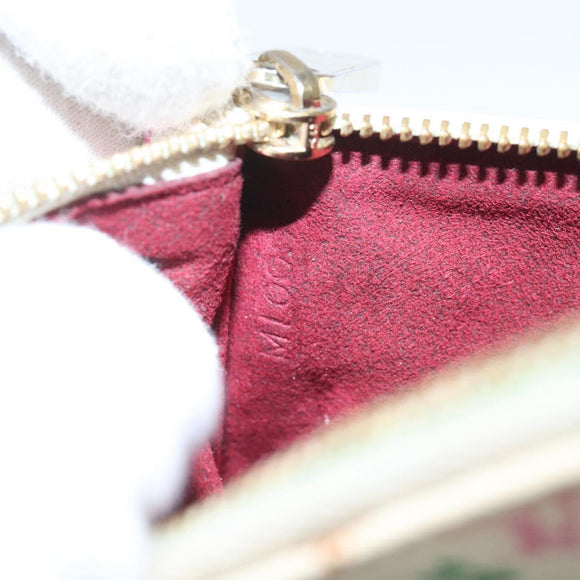 LOUIS VUITTON Monogram Multicolor Pochette GM Pouch White M60027 LV Auth hk2317