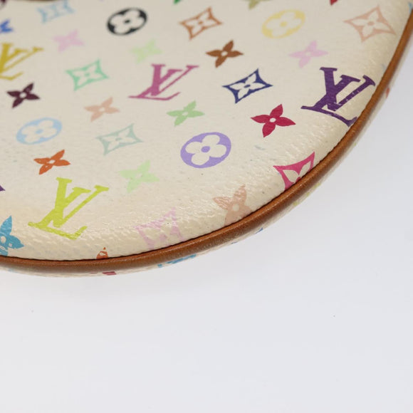 LOUIS VUITTON Monogram Multicolor Pochette GM Pouch White M60027 LV Auth hk2317