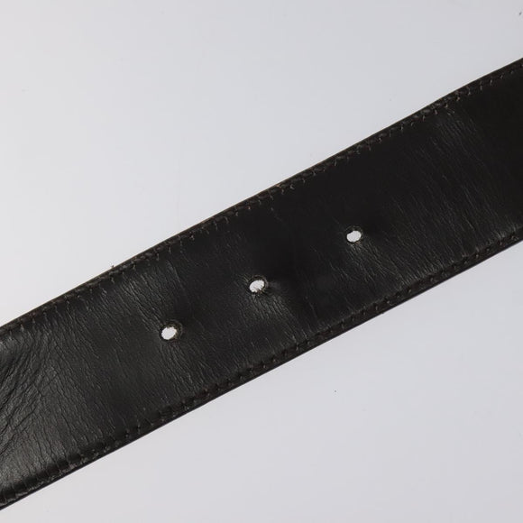 GUCCI GG Canvas Belt 35.4"" Beige 114876 Auth hk2325