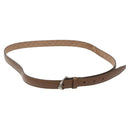 GUCCI Belt Leather 42.9"" Brown Auth hk2326-1