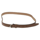 GUCCI Belt Leather 42.9"" Brown Auth hk2326-2