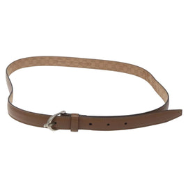 GUCCI Belt Leather 42.9"" Brown Auth hk2326 - 0