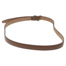 GUCCI Belt Leather 42.9"" Brown Auth hk2326-3