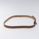GUCCI Belt Leather 42.9"" Brown Auth hk2326-5