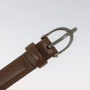 GUCCI Belt Leather 42.9"" Brown Auth hk2326-6