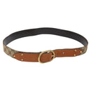 GUCCI GG Canvas Belt 35.8"""" Beige 121290 Auth hk2327-1