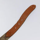 GUCCI GG Canvas Belt 35.8"""" Beige 121290 Auth hk2327-6