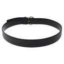 GUCCI GG Canvas Guccissima Belt Leather 40.2"" Black 162942 Auth hk2328-3