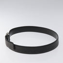 GUCCI GG Canvas Guccissima Belt Leather 40.2"" Black 162942 Auth hk2328-4