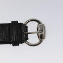 GUCCI GG Canvas Guccissima Belt Leather 40.2"" Black 162942 Auth hk2328-6