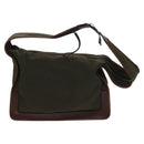 GUCCI Shoulder Bag Canvas Khaki Auth hk2330-2