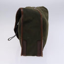 GUCCI Shoulder Bag Canvas Khaki Auth hk2330-3