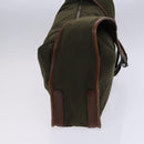 GUCCI Shoulder Bag Canvas Khaki Auth hk2330-4