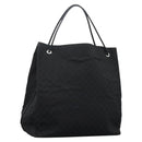 GUCCI GG Canvas Shoulder Bag Black Auth hk2332-1