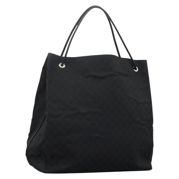 GUCCI GG Canvas Shoulder Bag Black Auth hk2332