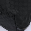 GUCCI GG Canvas Shoulder Bag Black Auth hk2332-14