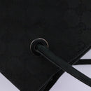 GUCCI GG Canvas Shoulder Bag Black Auth hk2332-15